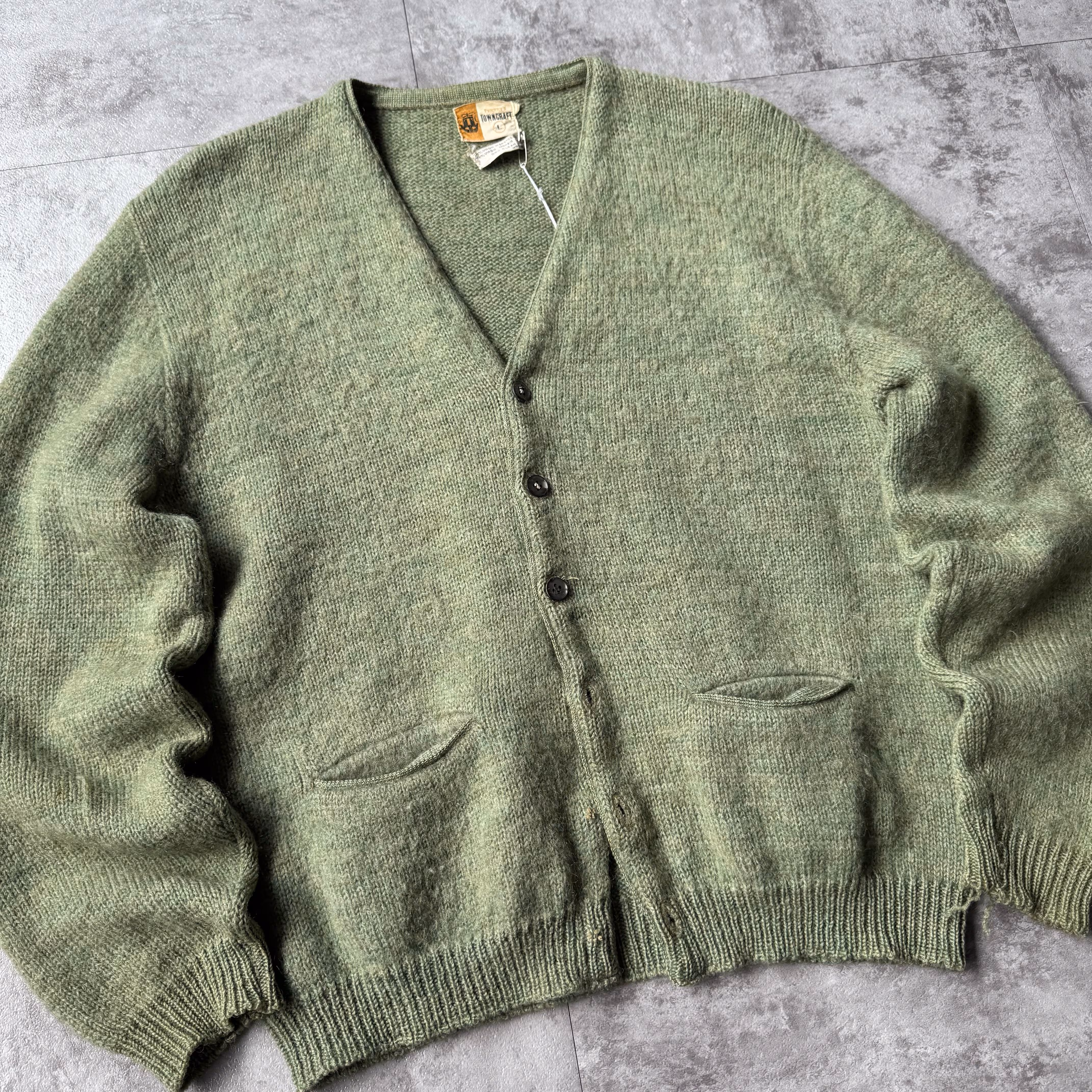 Mohair stripe cardigan