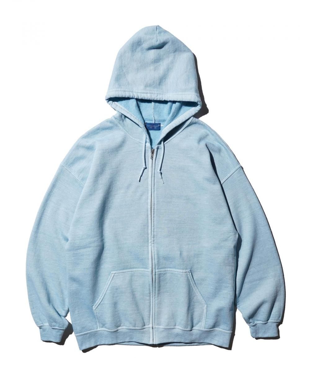 TOWNCRAFT 90S PIGMENT FULL ZIP HOODIE — new arrival