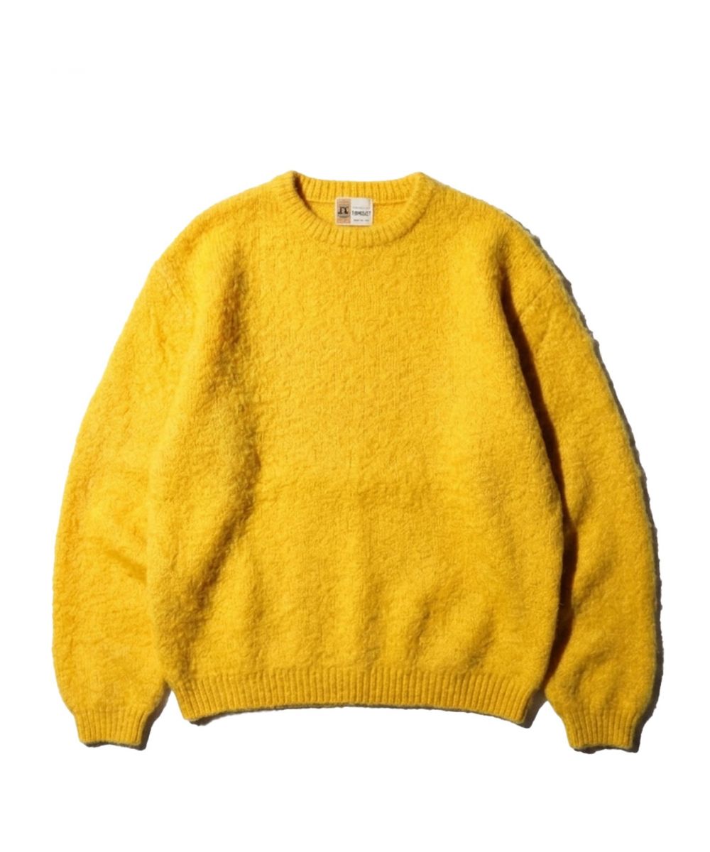 TOWNCRAFT MOHAIR SHAGGY CREW SWEATER — new arrival