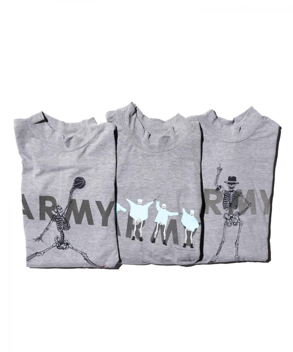 THRIFTY LOOK ARMY P.F.U REPRINT LS TEE — new arrival