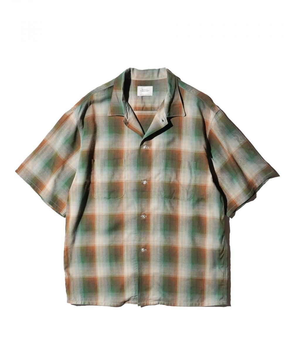 TOWNCRAFT 60s Ombre Plaid Rayon S/S Shirt Made in Japan 復刻オンブレチェック レーヨン半袖シャツ 日本製