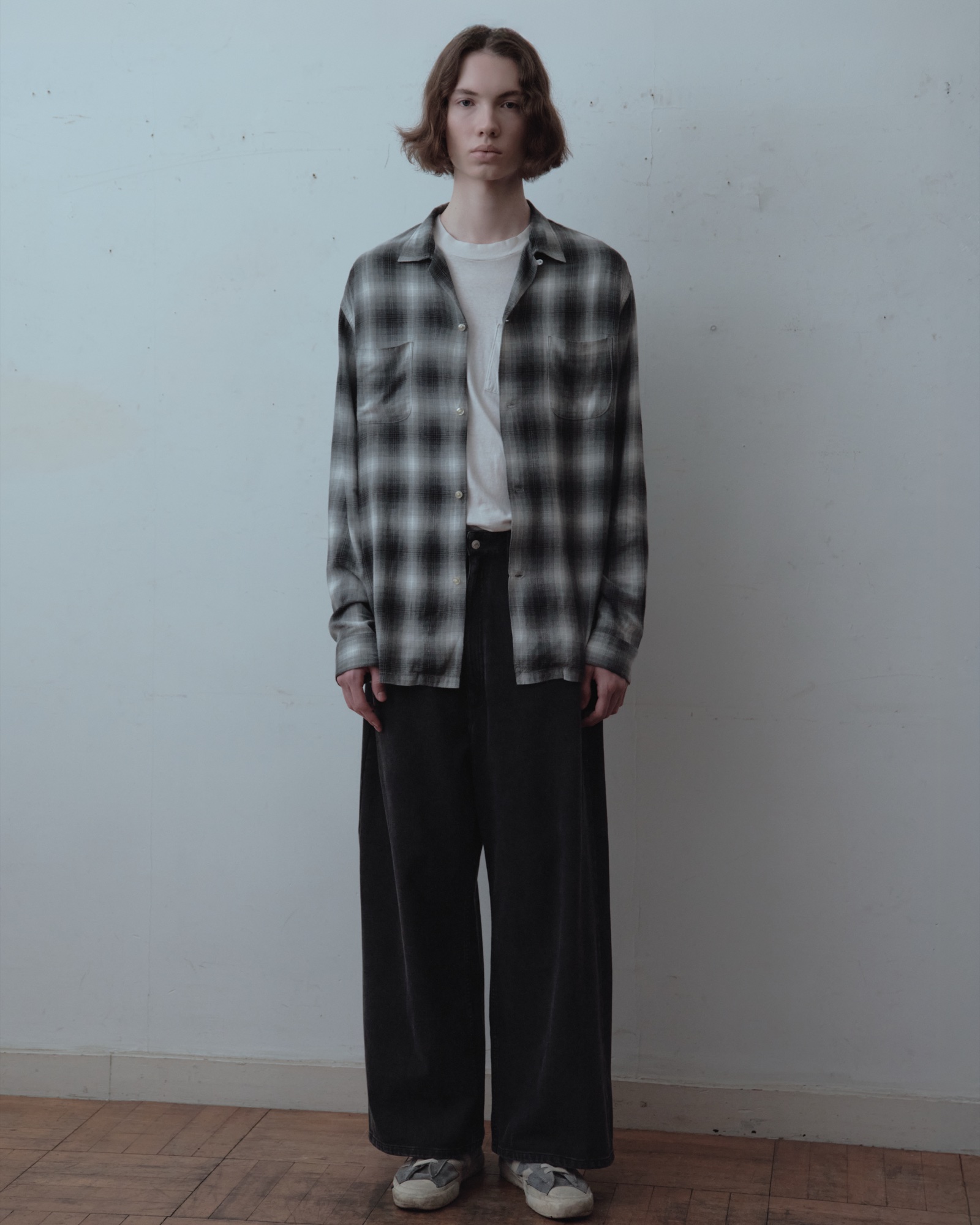 TOWNCRAFT 60s Ombre Loop Collar Shirts