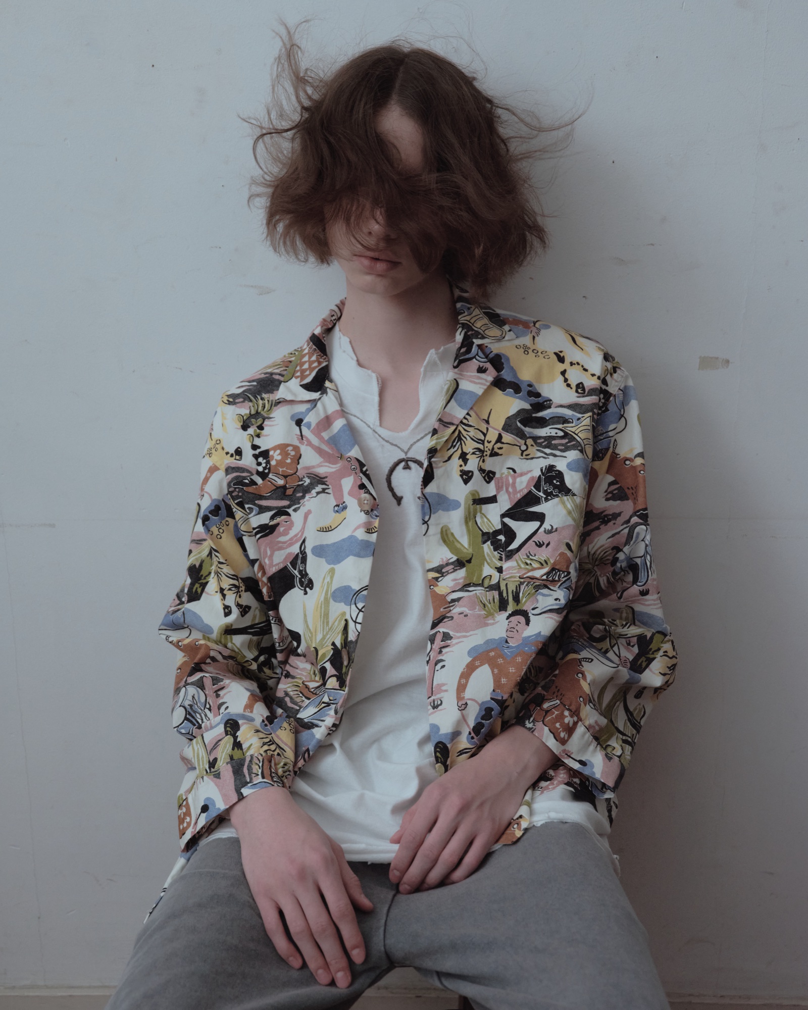 TOWNCRAFT Printed Pajama Jacket